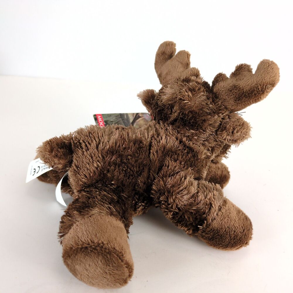 NWT Aurora Maxamoose Brown Moose 8" Stuffed Animal‎ Plush 2014 Mini Flopsie - Picture 4 of 8